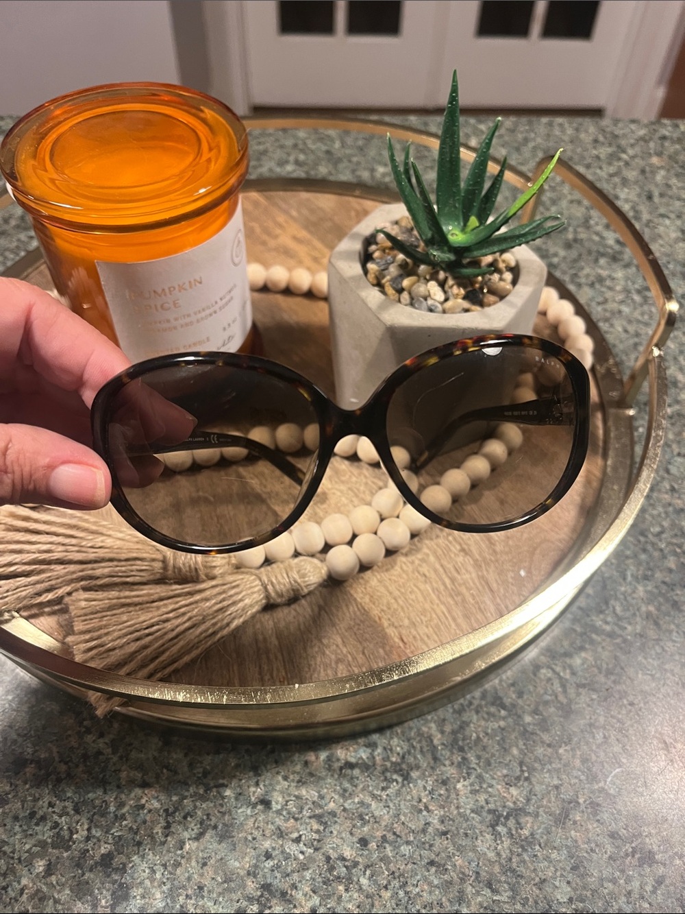 Ralph Lauren Tortoiseshell Oversized Sunglasses - Brown